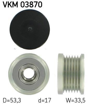 Polia do alternador SKF ref. VKM 03870